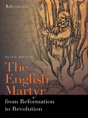 cover image of The English Martyr from Reformation to Revolution